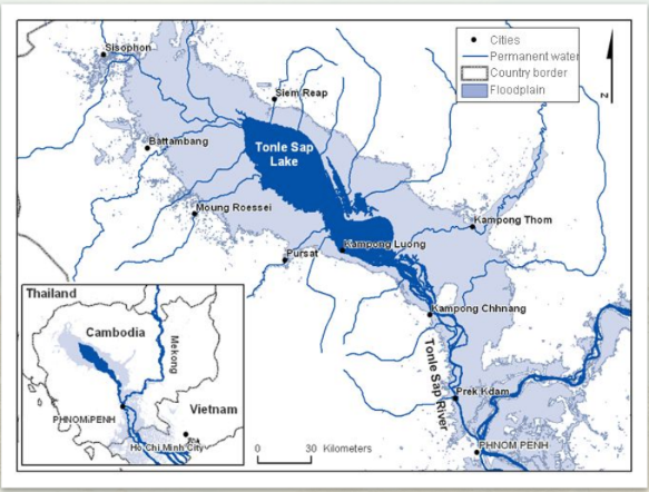 Tonle Sap Lake’s hydrological cycle
